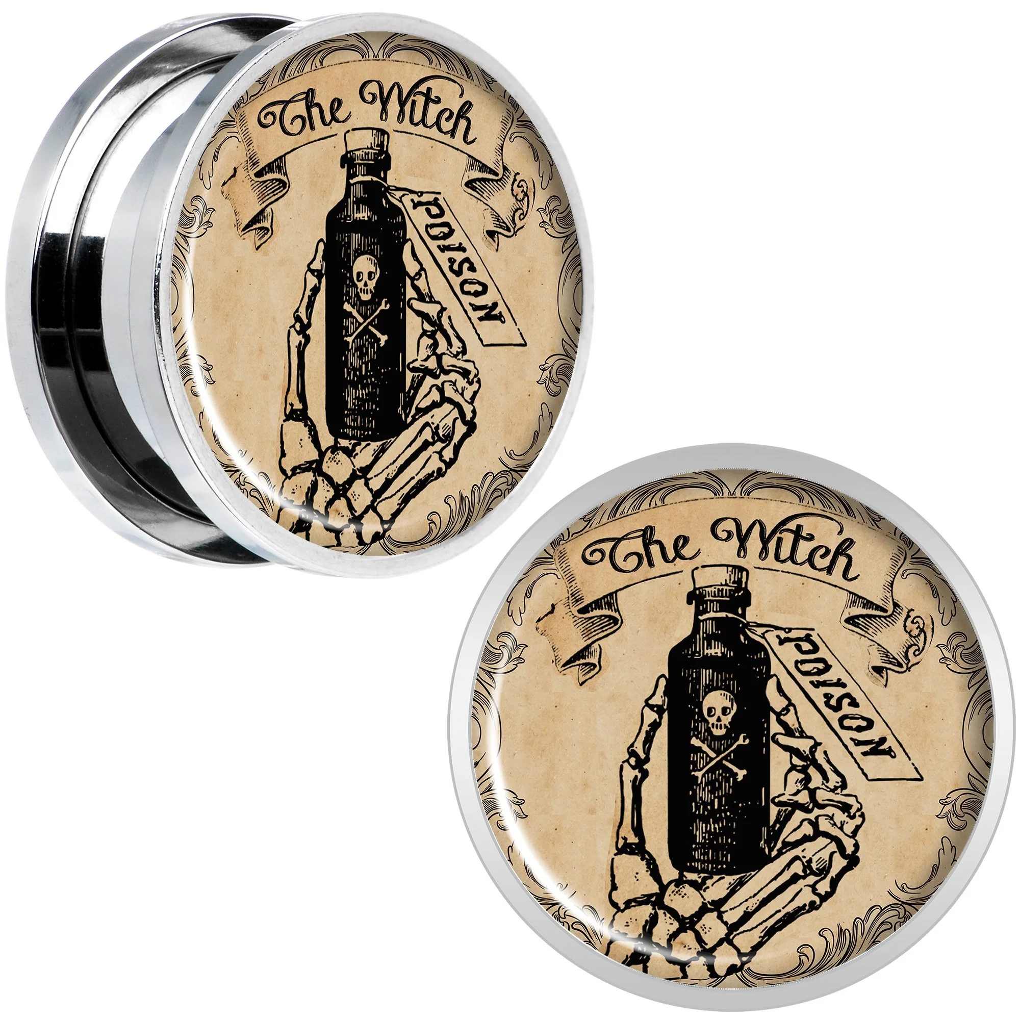 Witches Brew Poison Potion Halloween Plug Set 0G to 20mm - Image 9