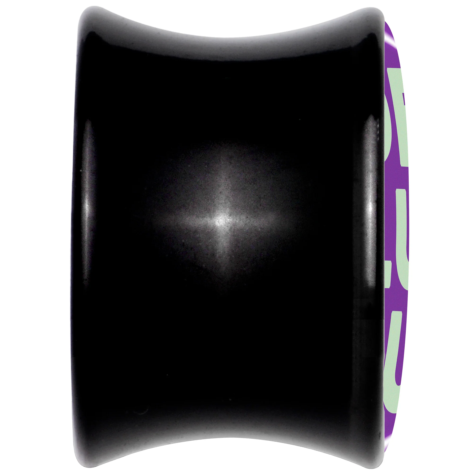 Word DELULU Black Acrylic Saddle Plug Set by Onyx O - Image 5