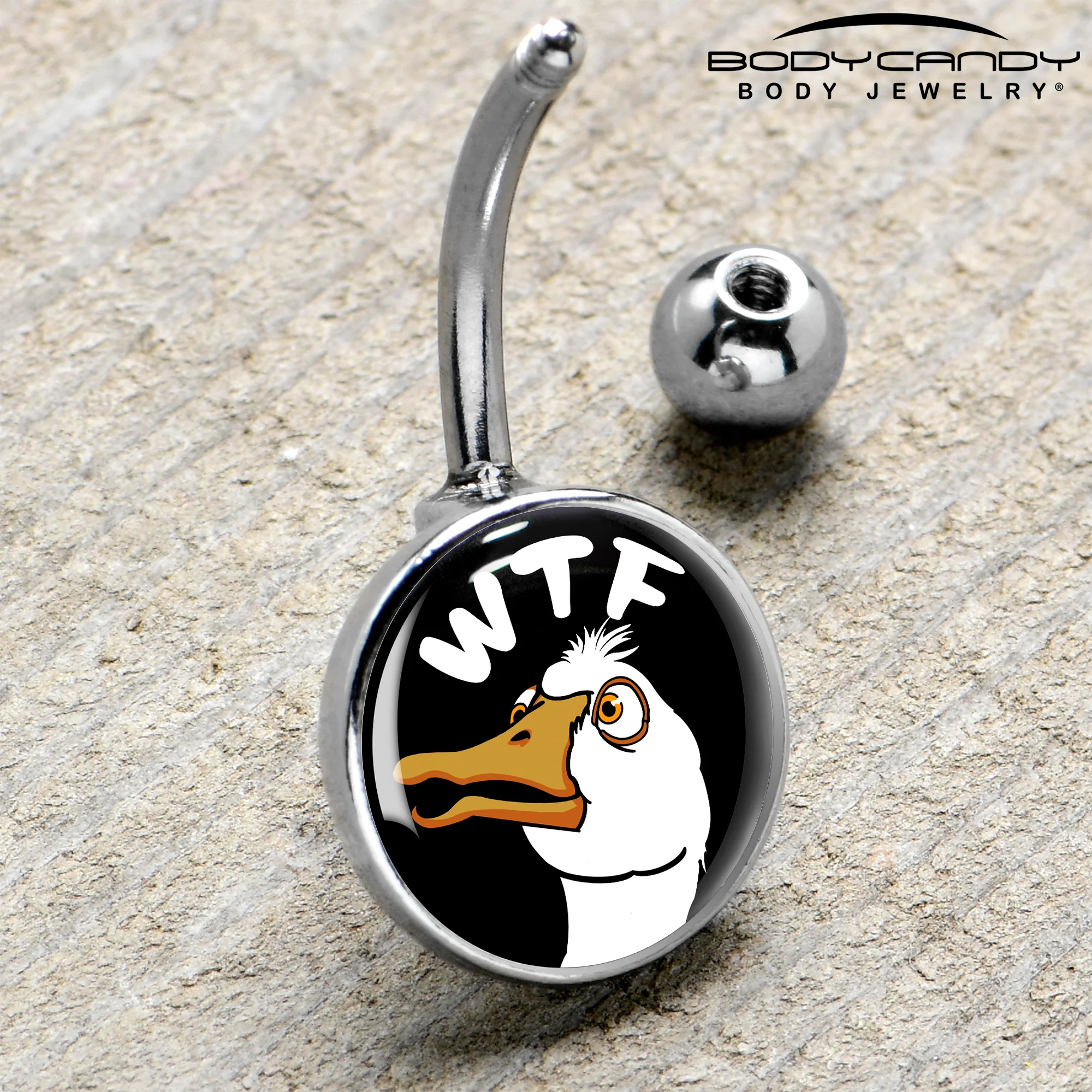 WTF Duck Belly Ring by Onyx O - Image 4