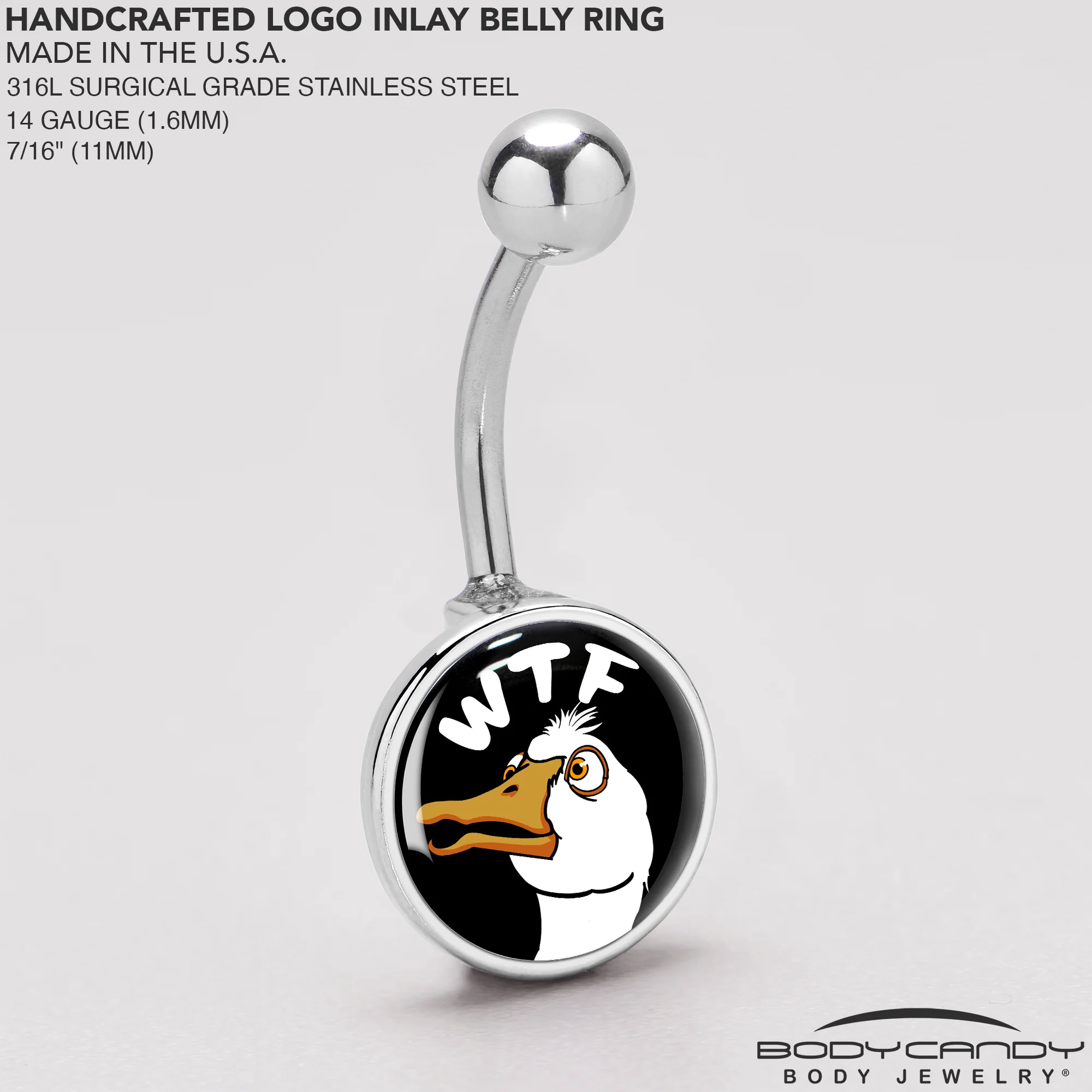 WTF Duck Belly Ring by Onyx O - Image 5