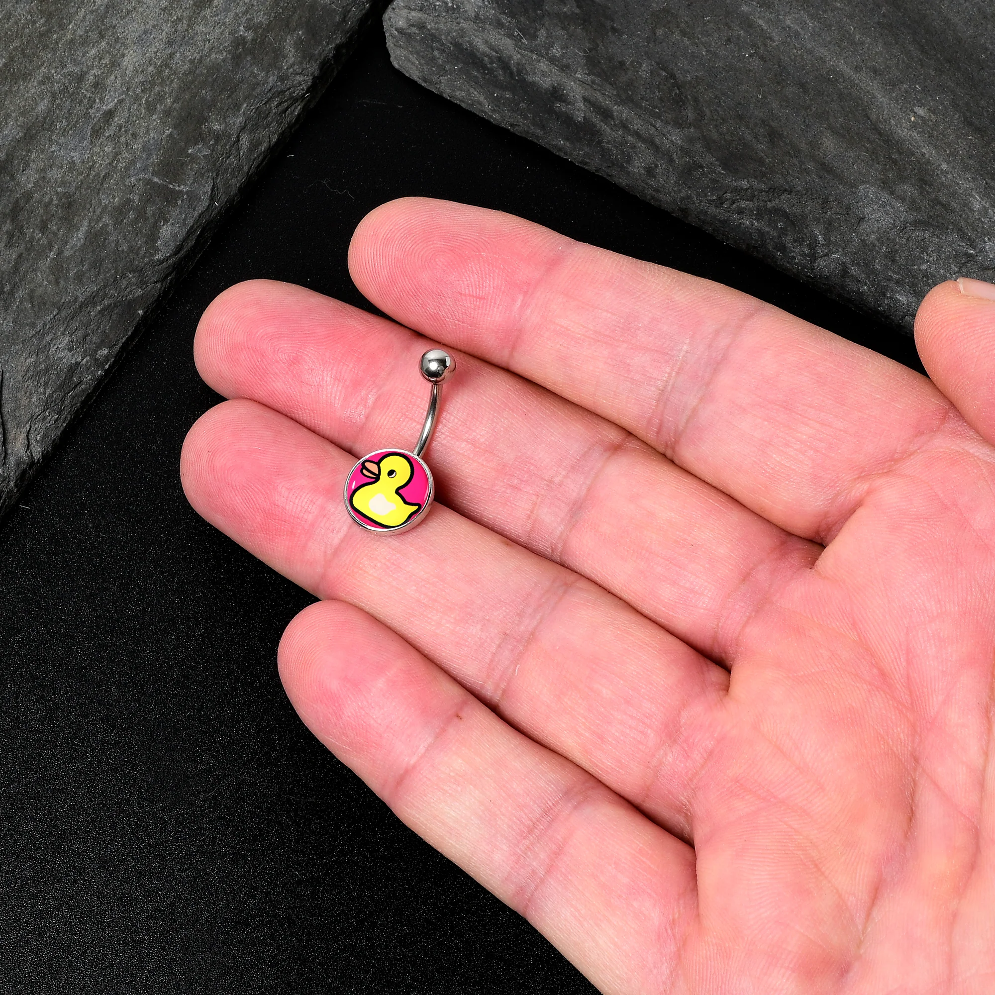 Yellow Ducky Belly Ring by Onyx O - Image 5