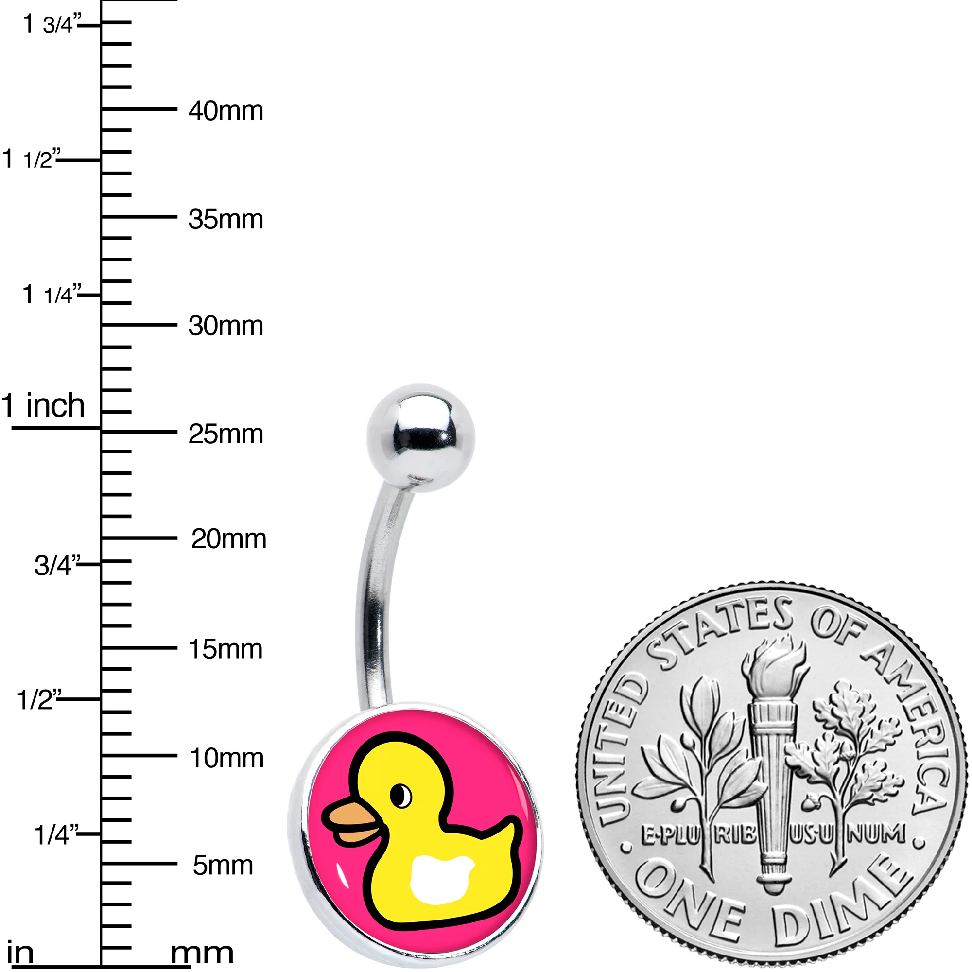 Yellow Ducky Belly Ring by Onyx O - Image 6