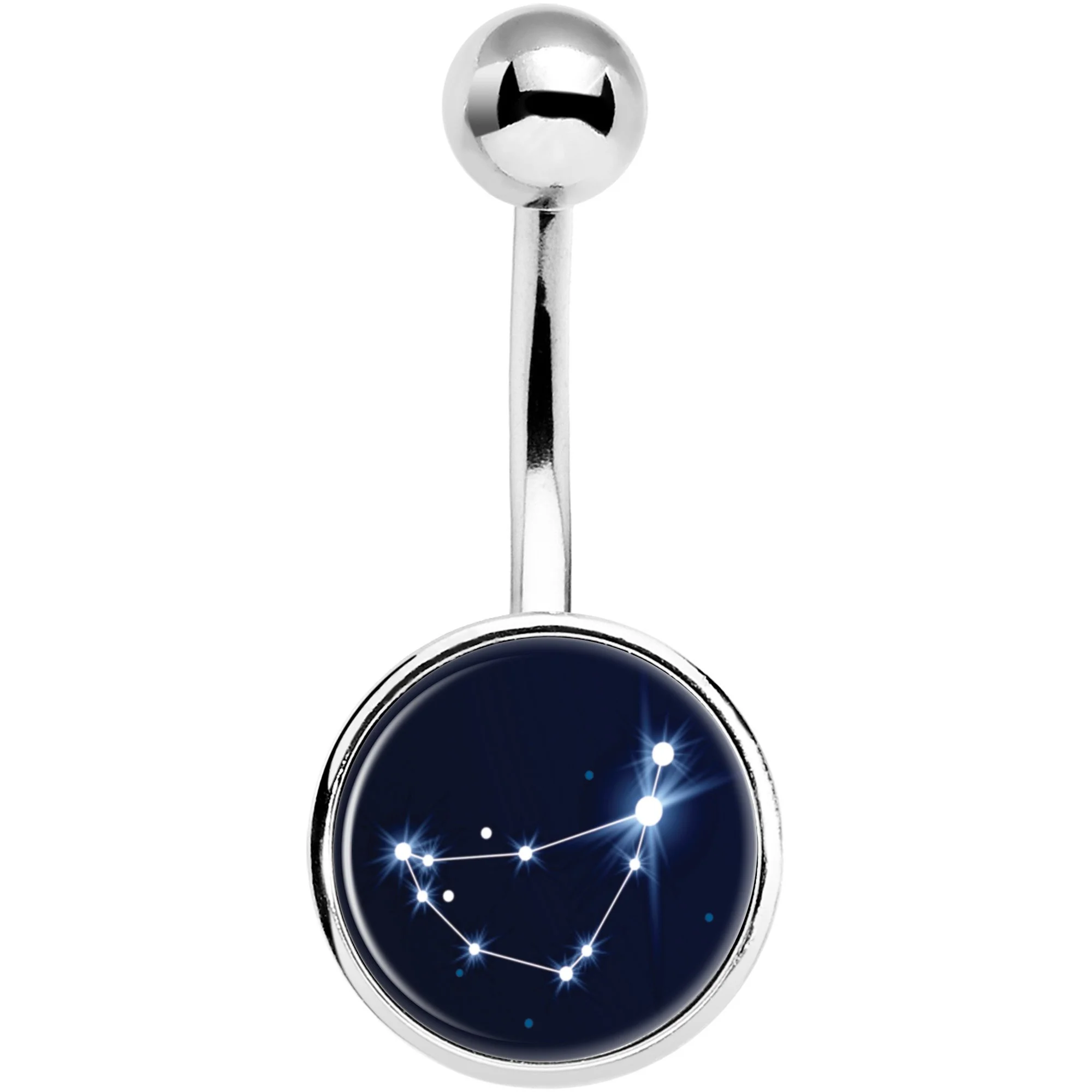 Zodiac Constellation Capricorn Belly Ring - Image 2