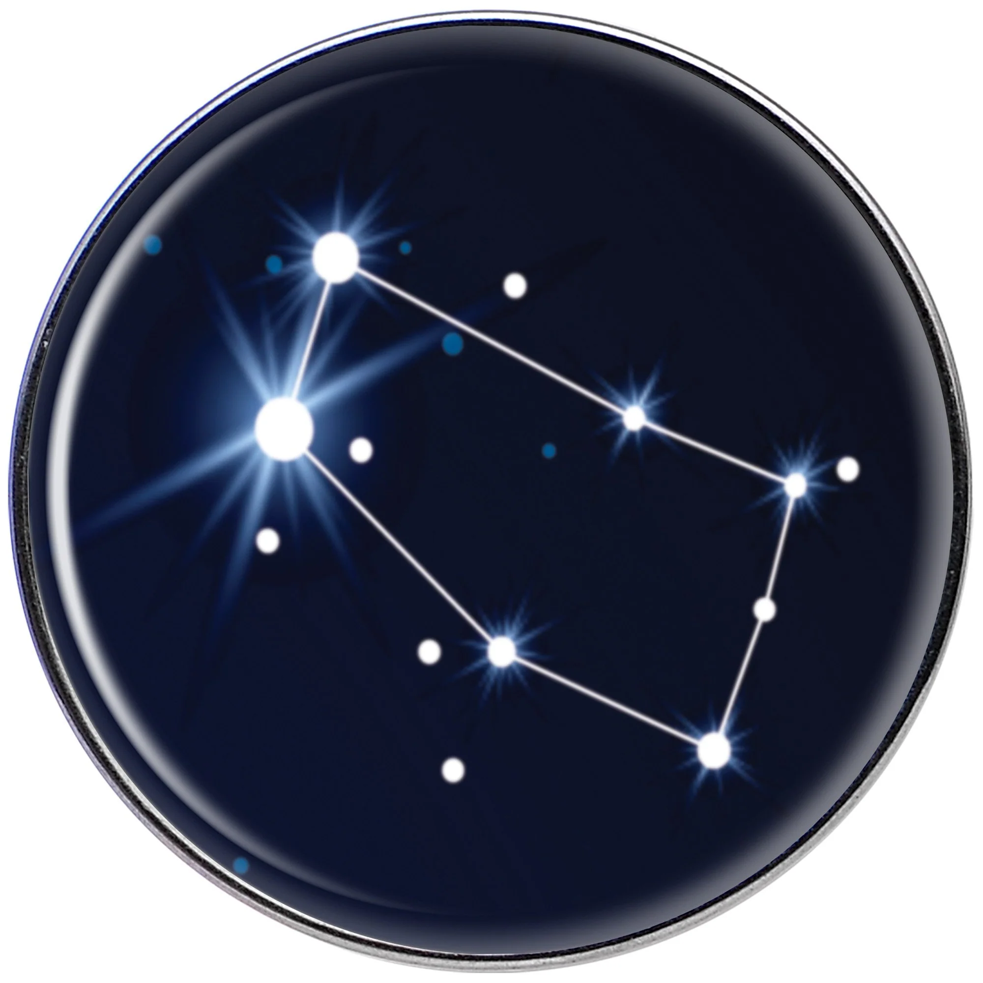 Zodiac Constellation Gemini Tragus Cartilage Earring - Image 2