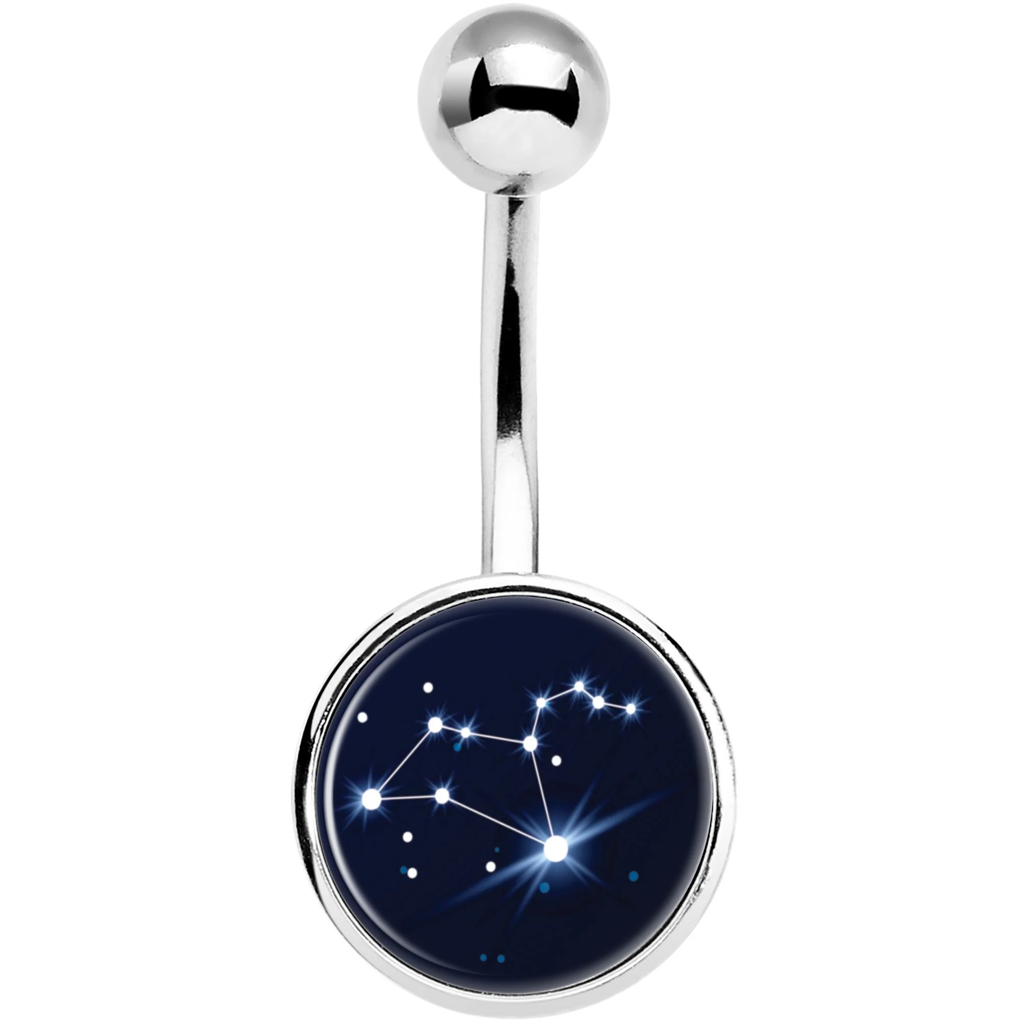 Zodiac Constellation Leo Belly Ring - Image 2